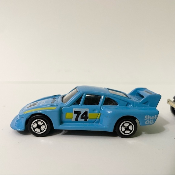 Lot of 3 Corgi Cars Juniors Racing Porsche Wigwam Van Camper Bedford Typhoo Bus - Picture 14 of 14